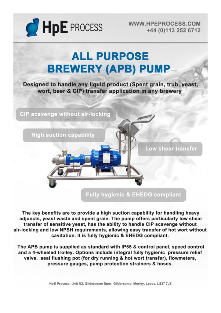 All Purpose Pump (APB) HpE Process Ltd